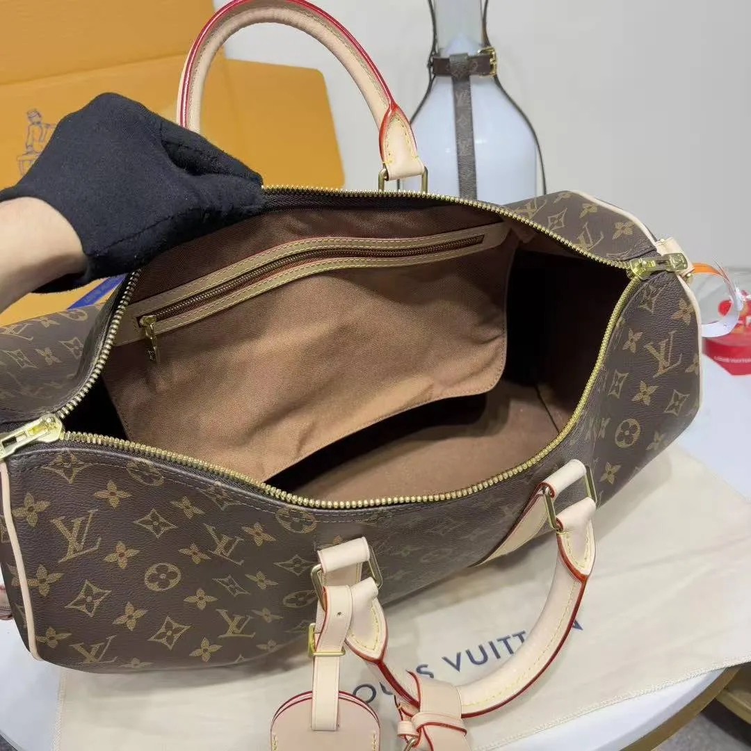 M41418 Keepall Bandoulière 45 Monogram Coated Canvas Travel Bag