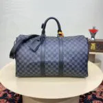 M40569 Keepall Bandoulière 45 Monogram Eclipse Coated Canvas Travel Bag - M41418 1 M40569 Keepall Bandoulière 45 Monogram Eclipse Coated Canvas Travel Bag