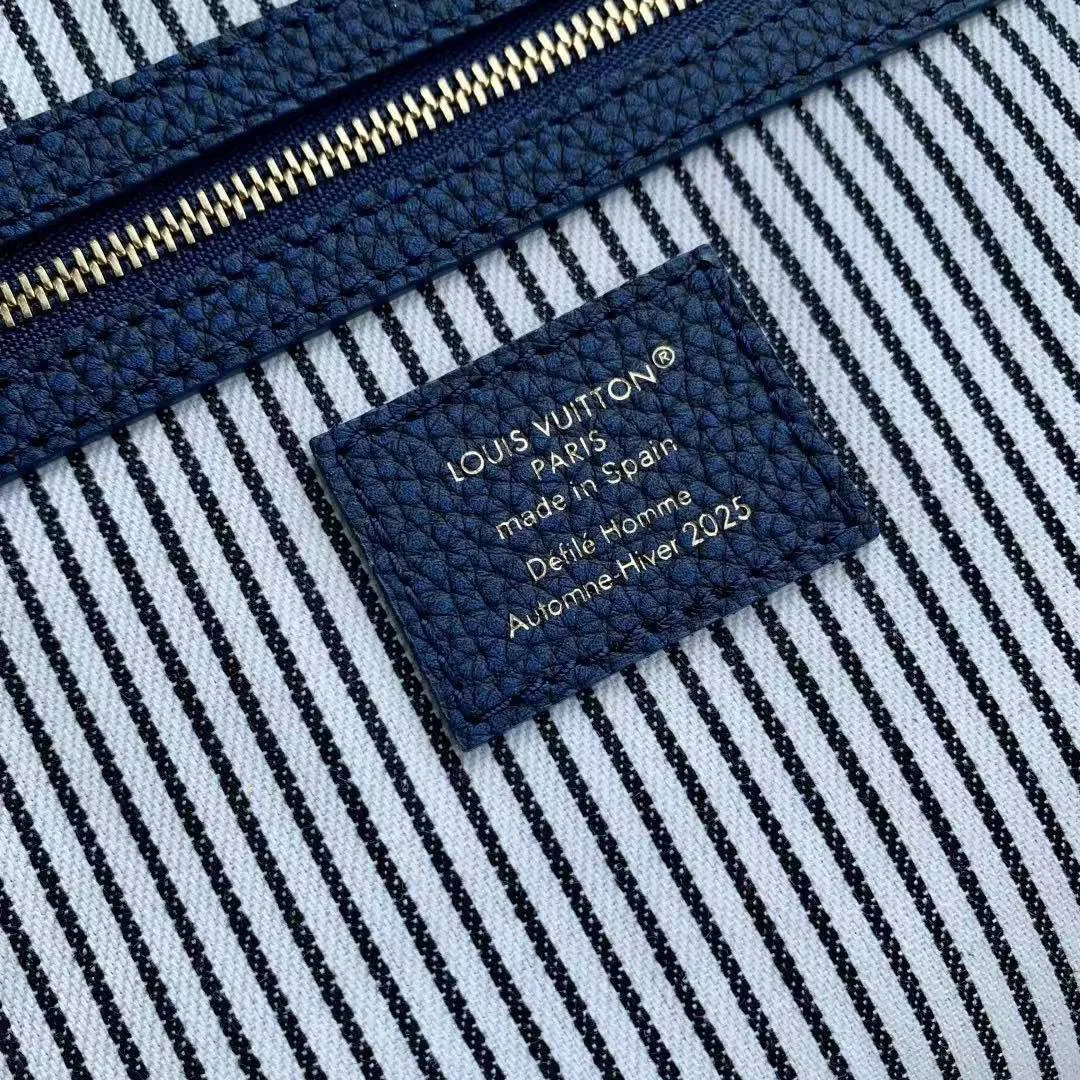 M26117 Keepall Bandoulière 50 Monogram Denim Boro Landscape Travel Bag