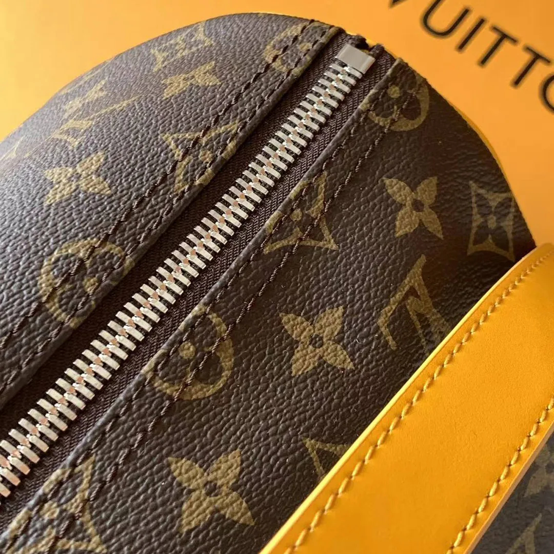 M12634 Keepall Bandoulière 50 Monogram Macassar Coated Canvas Travel Bag