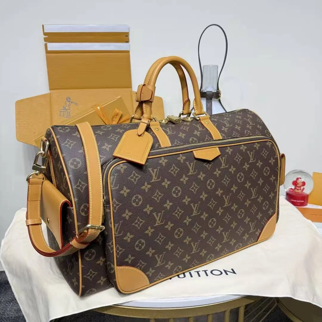 M14735 Keepall Cargo 50 Monogram Coated Canvas Travel Bag