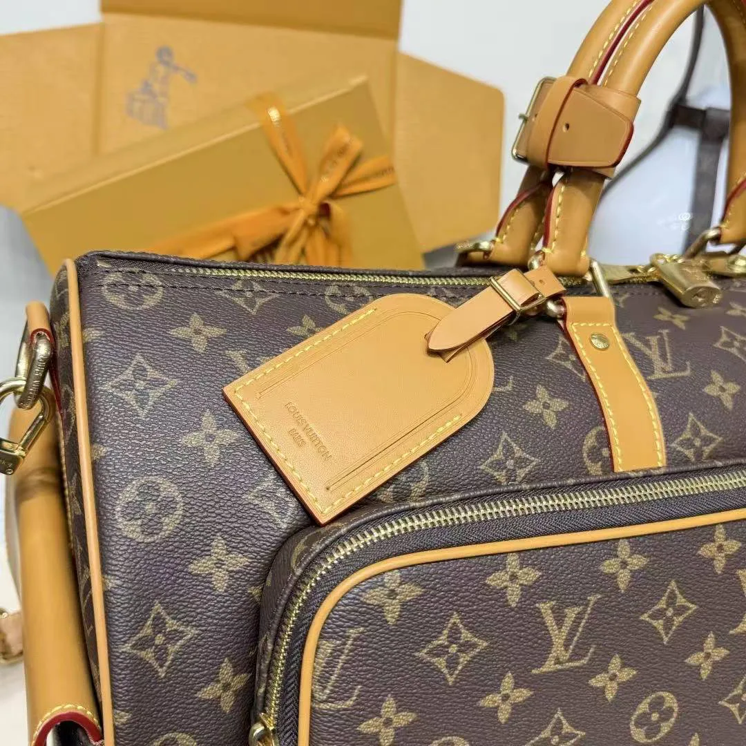 M14735 Keepall Cargo 50 Monogram Coated Canvas Travel Bag