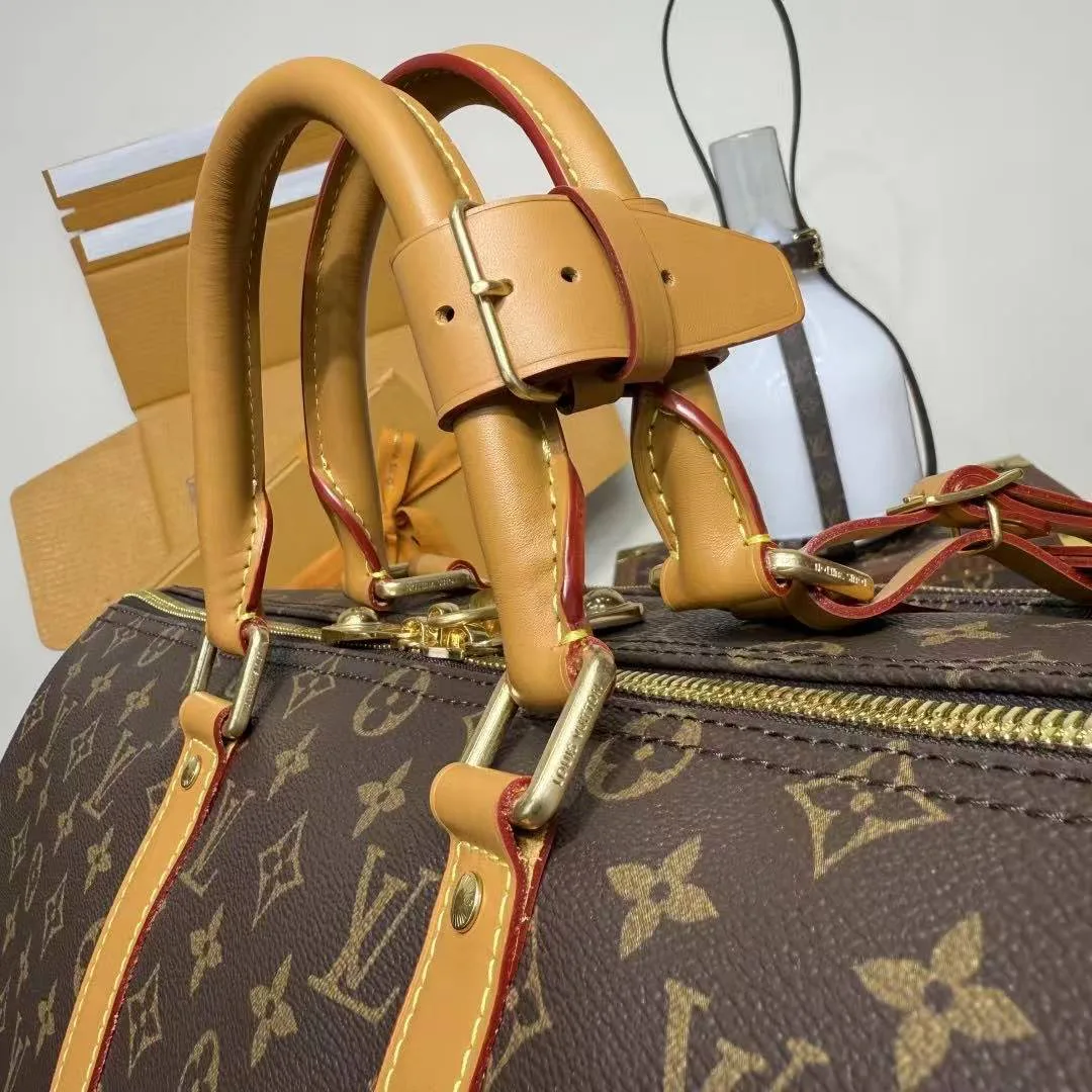 M14735 Keepall Cargo 50 Monogram Coated Canvas Travel Bag
