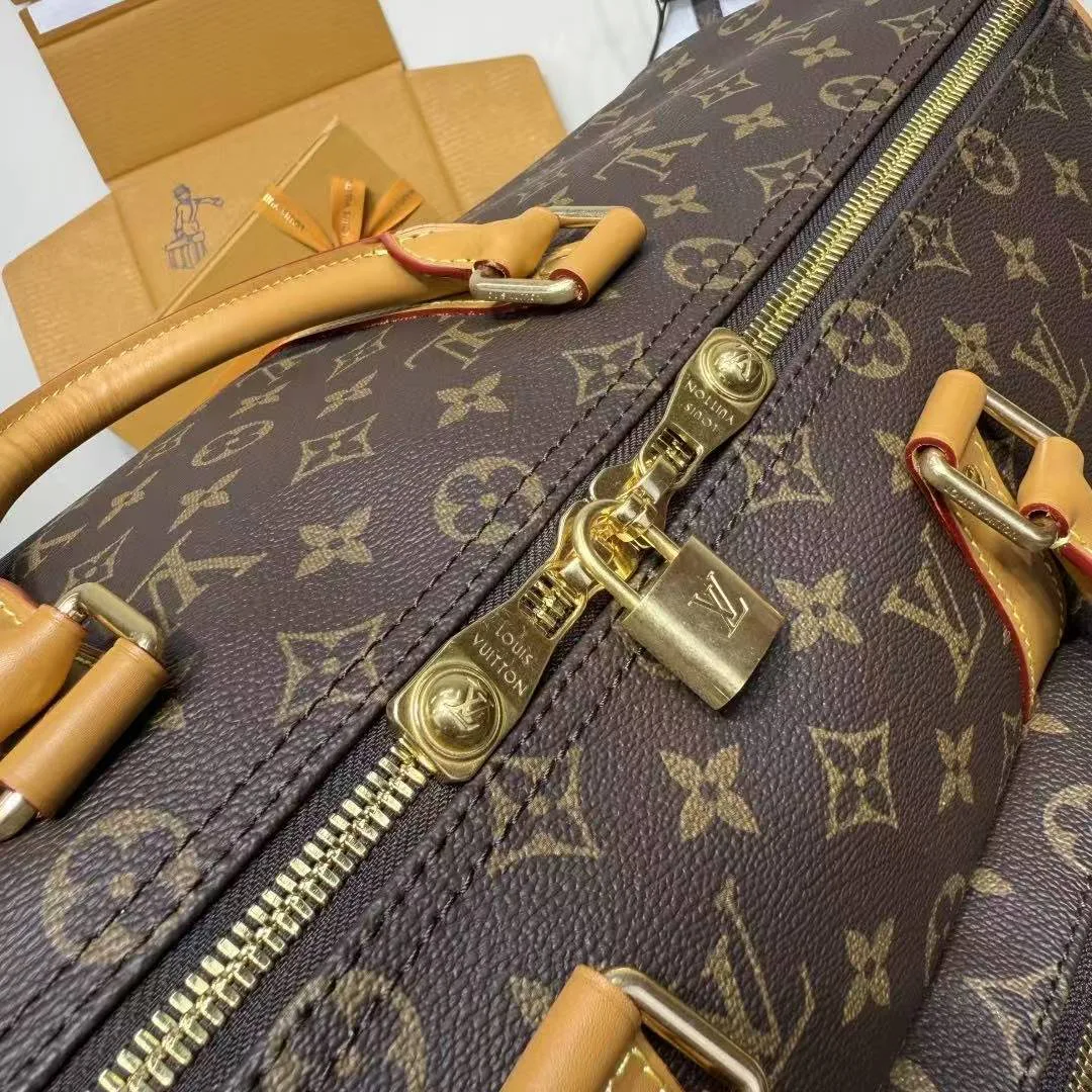 M14735 Keepall Cargo 50 Monogram Coated Canvas Travel Bag