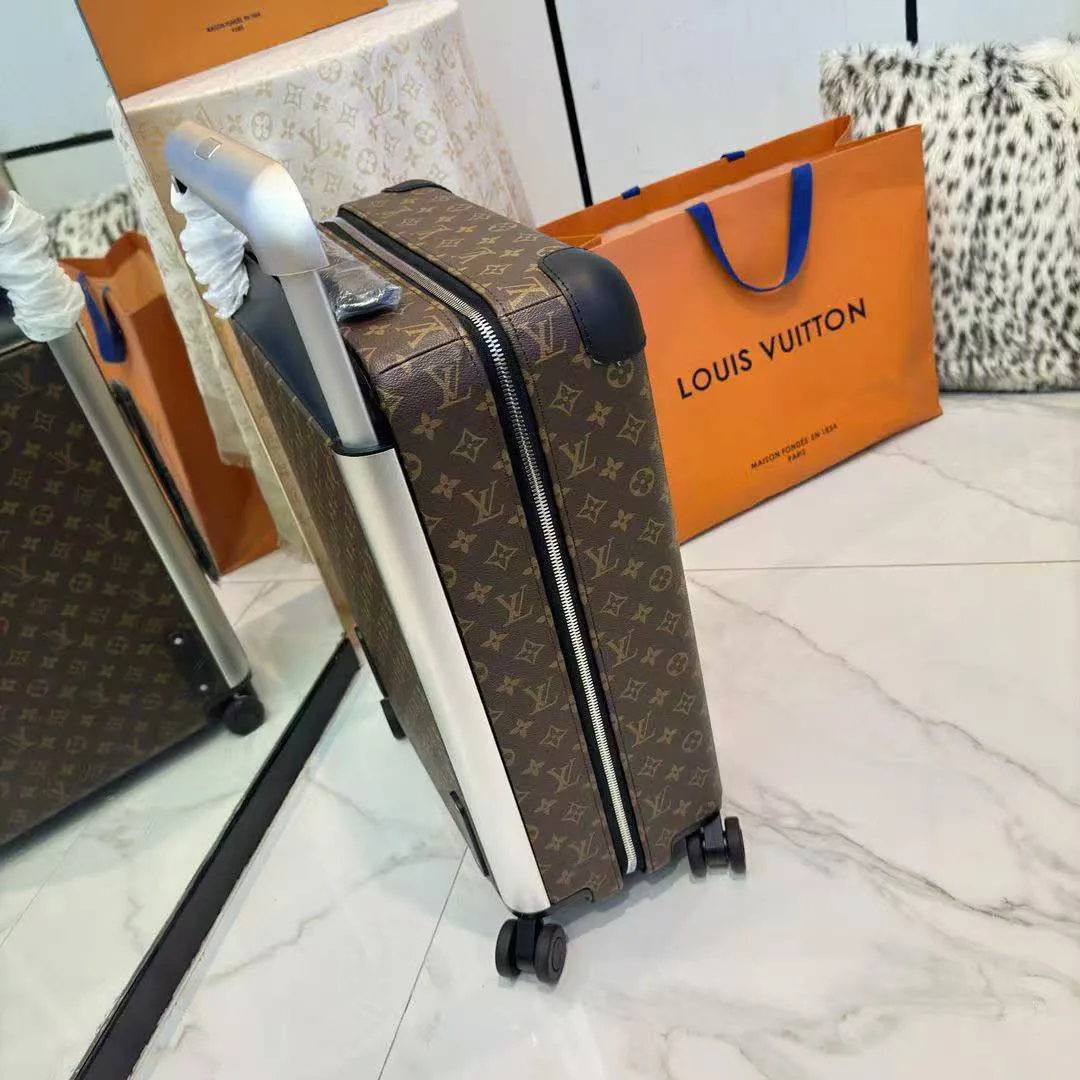 M20294 Horizon 55 Monogram Macassar Coated Canvas Rolling Luggage