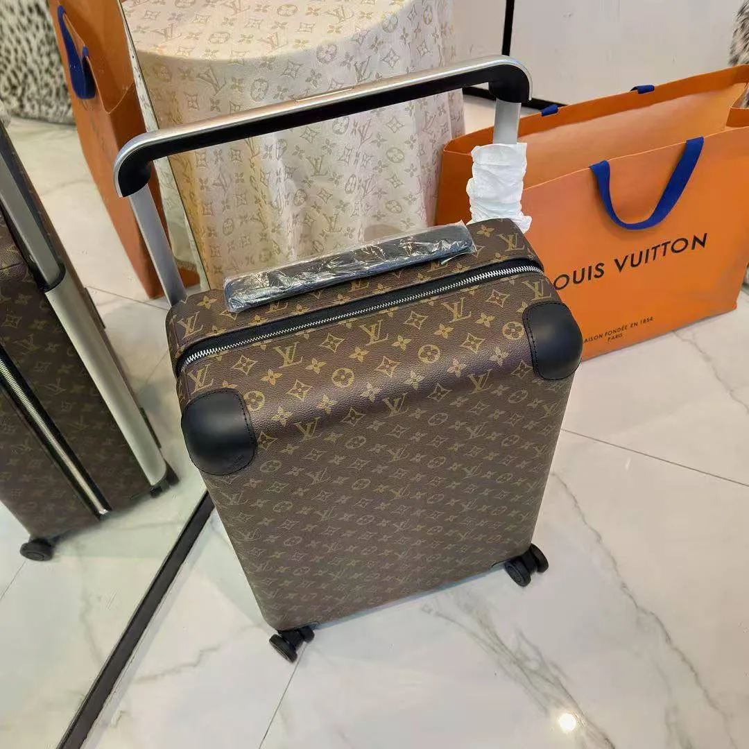 M20294 Horizon 55 Monogram Macassar Coated Canvas Rolling Luggage