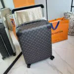 M13771 Horizon 55 Monogram Eclipse Coated Canvas Rolling Luggage - M12612 2 M13771 Horizon 55 Monogram Eclipse Coated Canvas Rolling Luggage