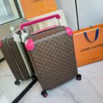 M12612 Horizon 55 Monogram Macassar Coated Canvas Rolling Luggage - M12614 2 M12612 Horizon 55 Monogram Macassar Coated Canvas Rolling Luggage