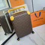M12614 Horizon 55 Monogram Macassar Coated Canvas Rolling Luggage - M12608 2 M12614 Horizon 55 Monogram Macassar Coated Canvas Rolling Luggage