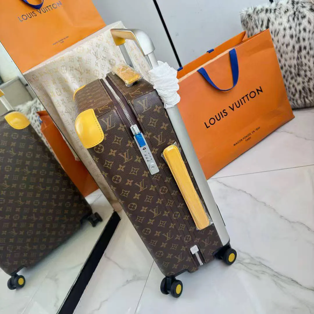 M12614 Horizon 55 Monogram Macassar Coated Canvas Rolling Luggage