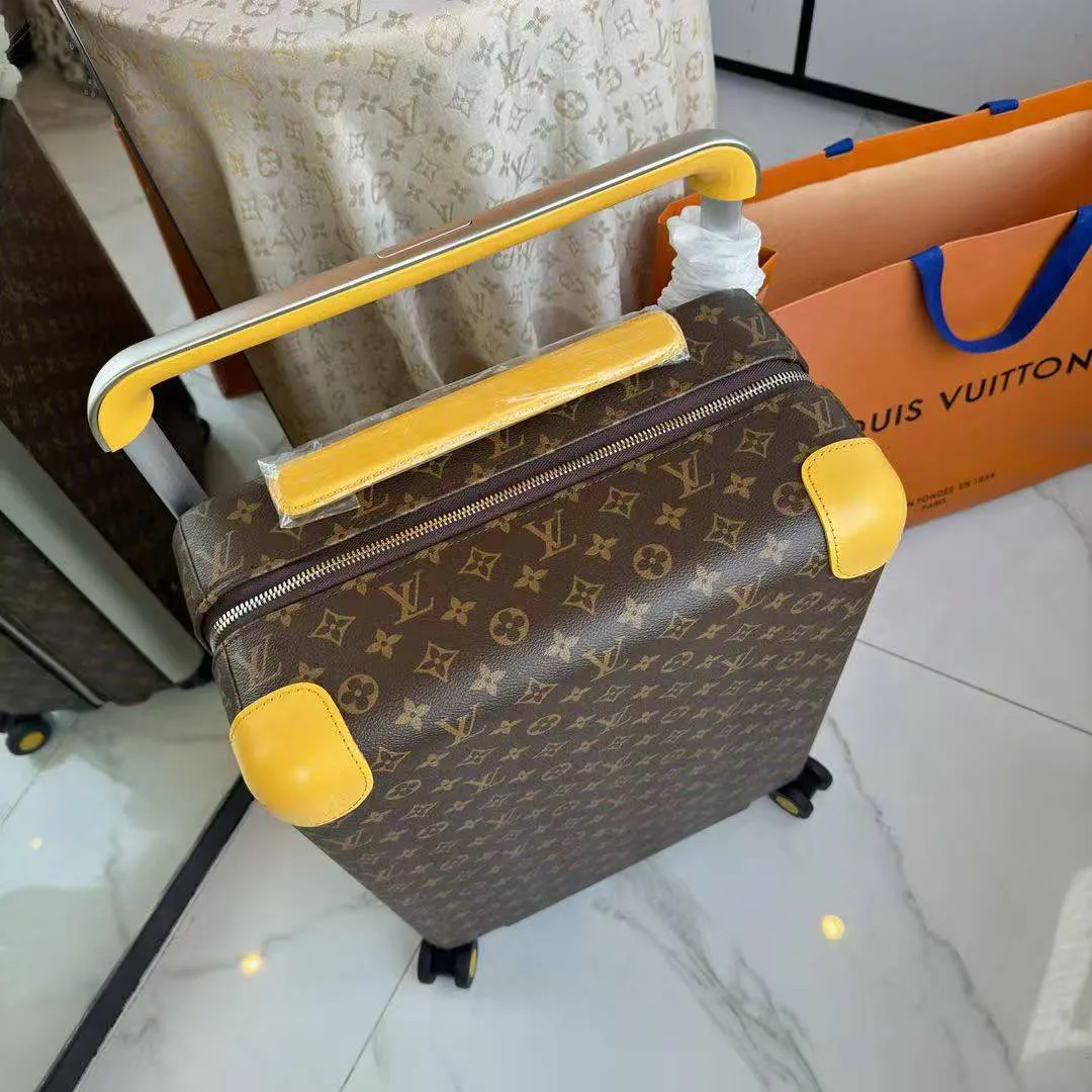 M12614 Horizon 55 Monogram Macassar Coated Canvas Rolling Luggage