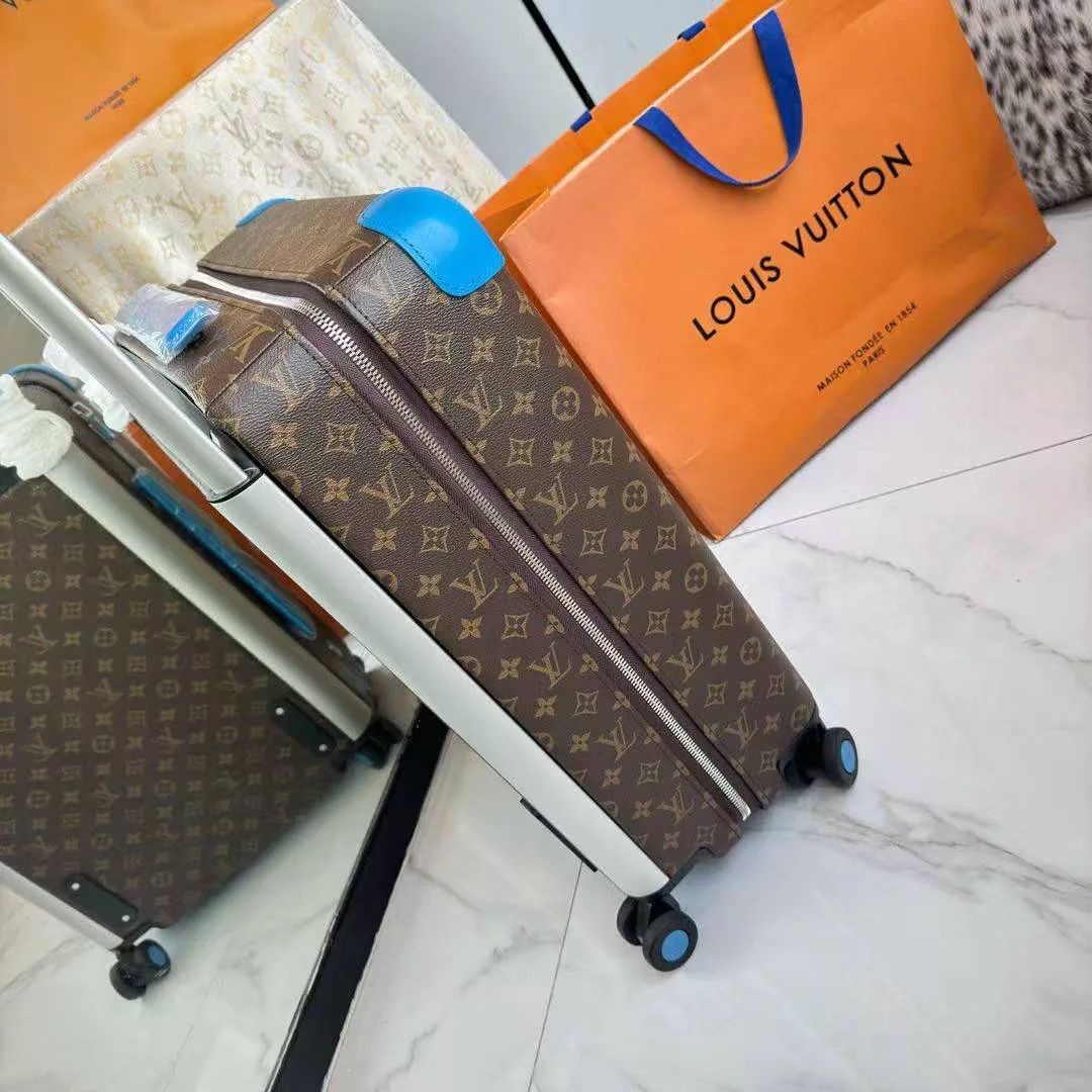 M12608 Horizon 55 Monogram Macassar Coated Canvas Rolling Luggage