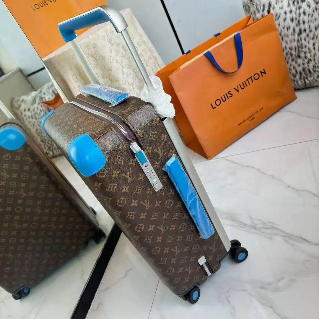 M12608 Horizon 55 Monogram Macassar Coated Canvas Rolling Luggage