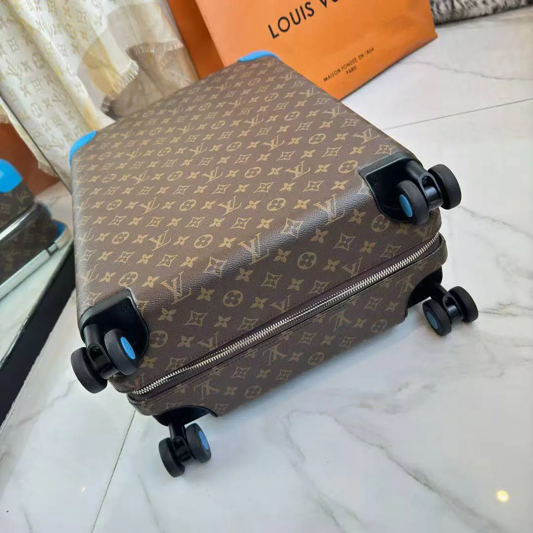 M12608 Horizon 55 Monogram Macassar Coated Canvas Rolling Luggage