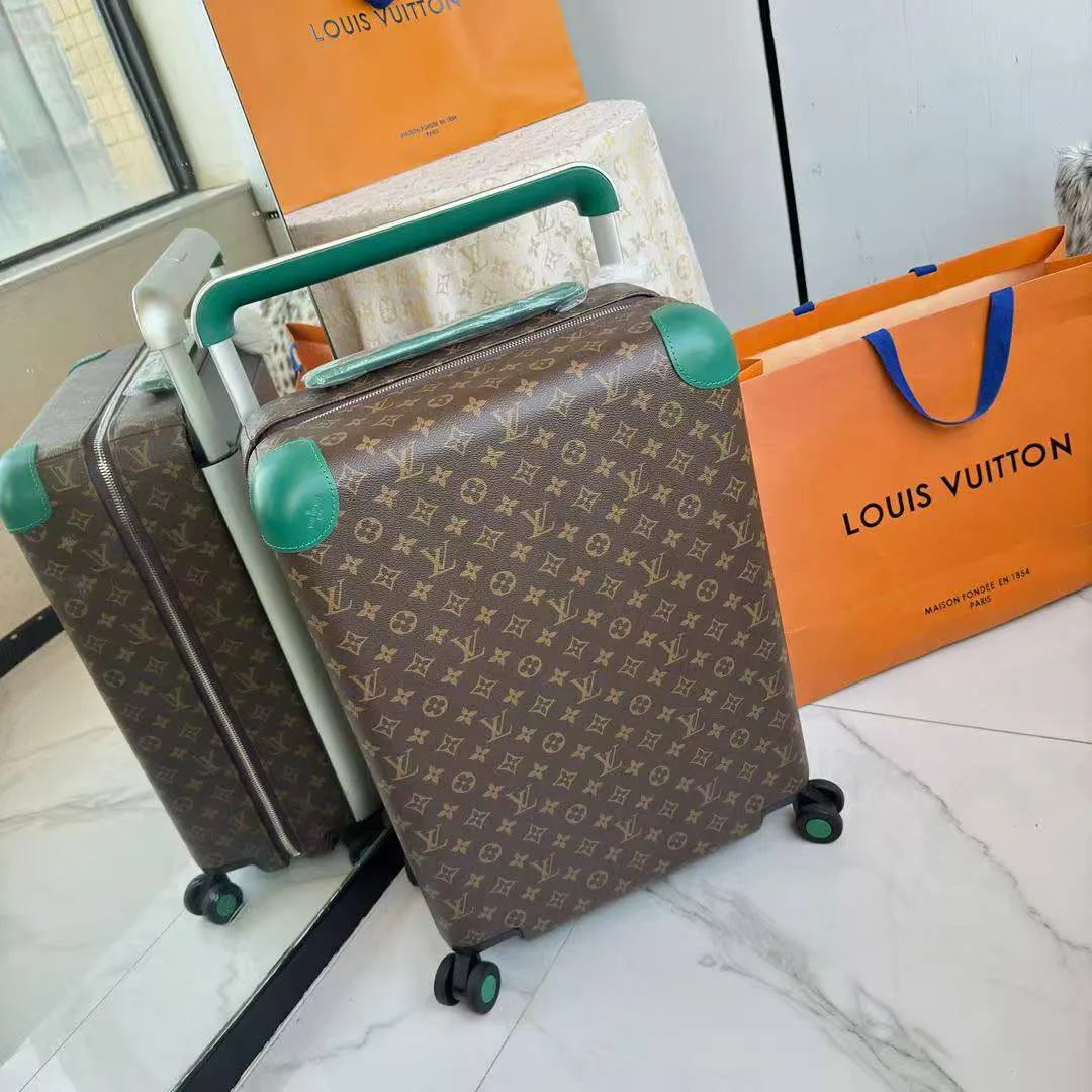 M12610 Horizon 55 Monogram Macassar Coated Canvas Rolling Luggage