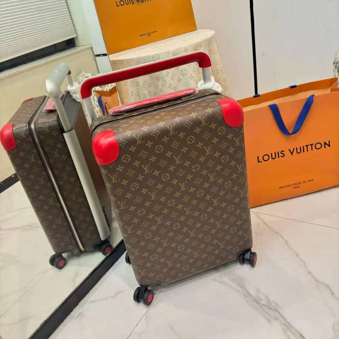 M12611 Horizon 55 Monogram Macassar Coated Canvas Rolling Luggage