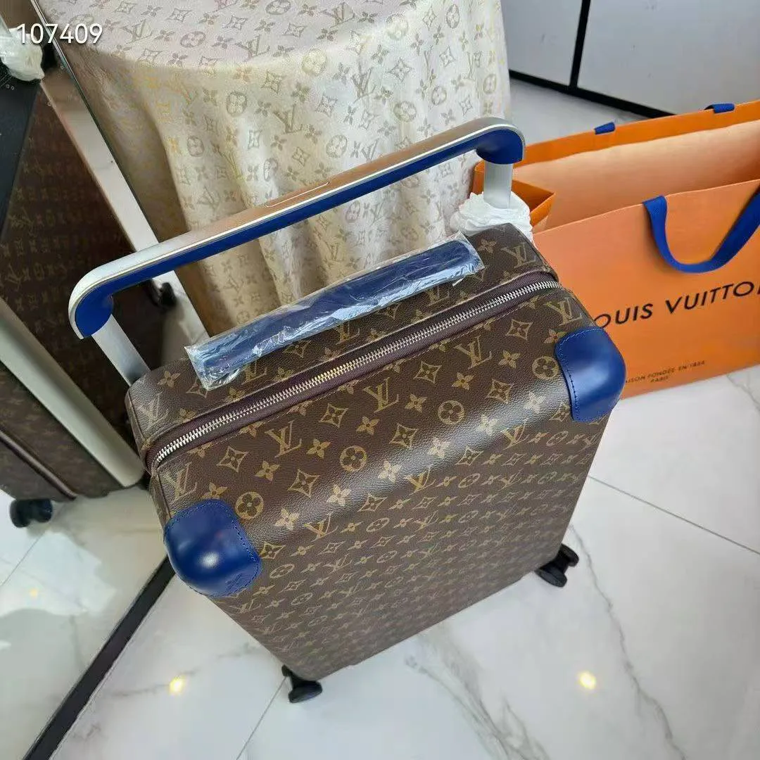 M12613 Horizon 55 Monogram Macassar Coated Canvas Rolling Luggage