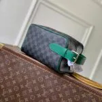 N40852 Locket Dopp Kit Damier Graphite Coated Canvas - M10145 2 N40852 Locket Dopp Kit Damier Graphite Coated Canvas