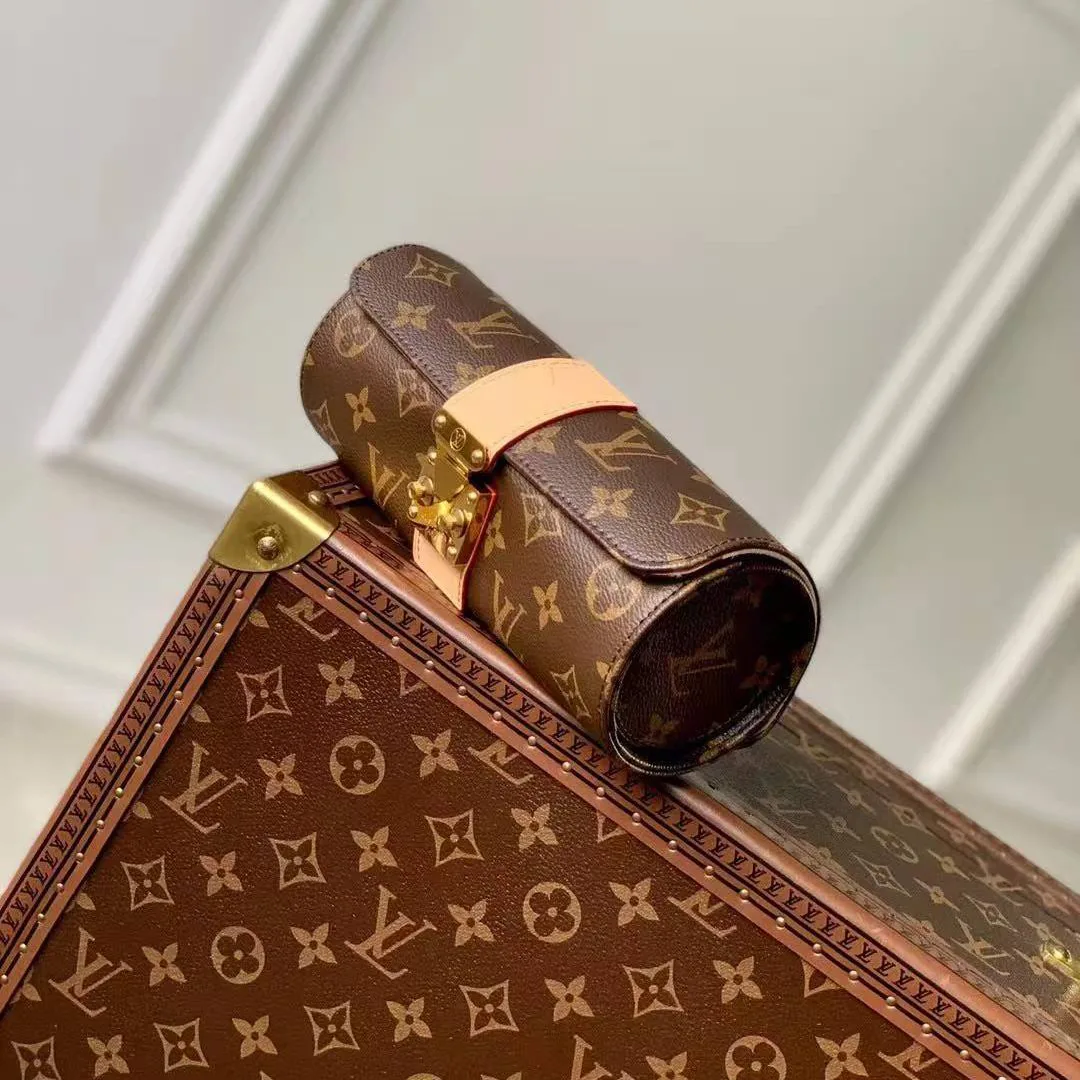 M10145 Etui Bijoux Jewelry Case Monogram Coated Canvas
