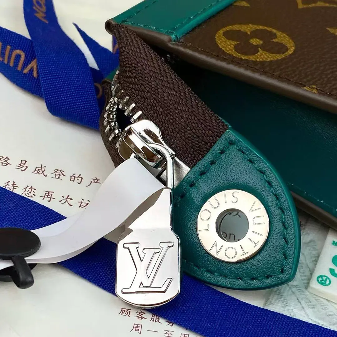 M12816 Pochette Voyage MM Monogram Macassar Coated Canvas