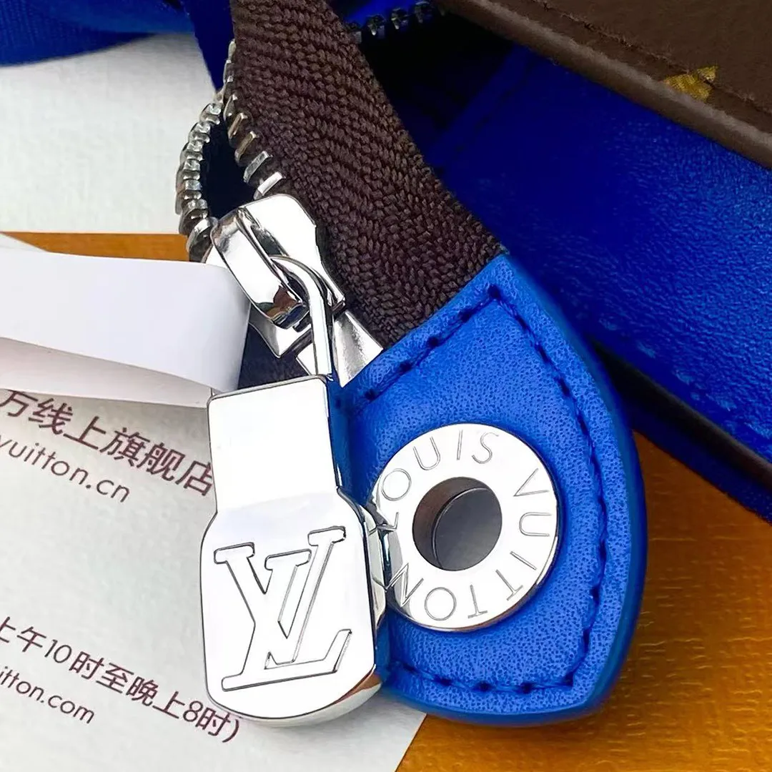 M12819 Pochette Voyage MM Monogram Macassar Coated Canvas