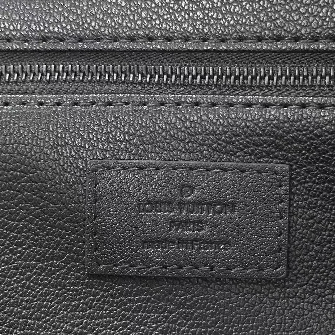 M12645 Dopp Kit Toilet Pouch Monogram Shadow Embossed Calf Leather