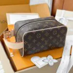 M83112 Locker Dopp Kit Toilet Pouch Monogram Coated Canvas - M11508 2 M83112 Locker Dopp Kit Toilet Pouch Monogram Coated Canvas