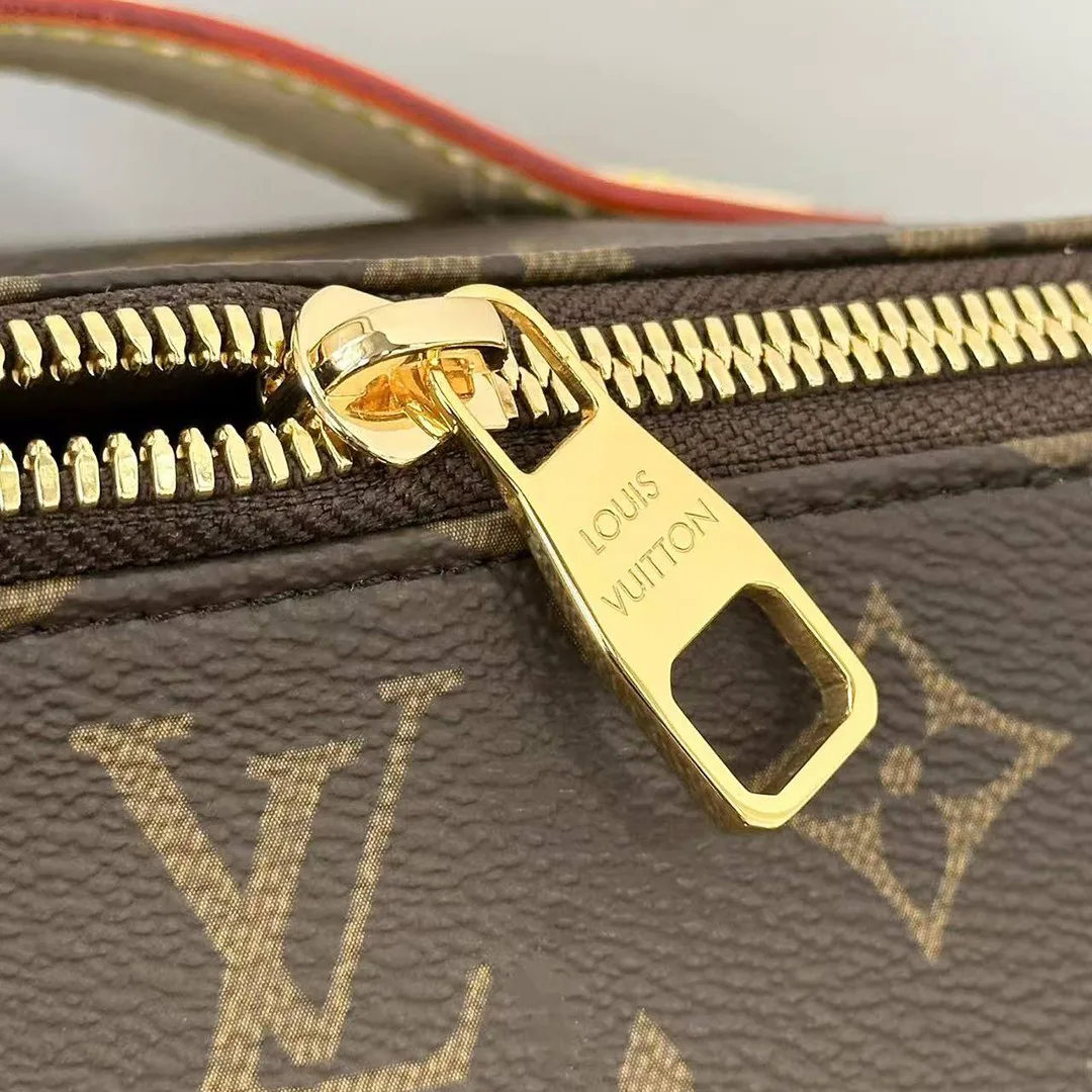 M11750 Toiletry Bag 2 Compartments Pouch Monogram Coated Canvas