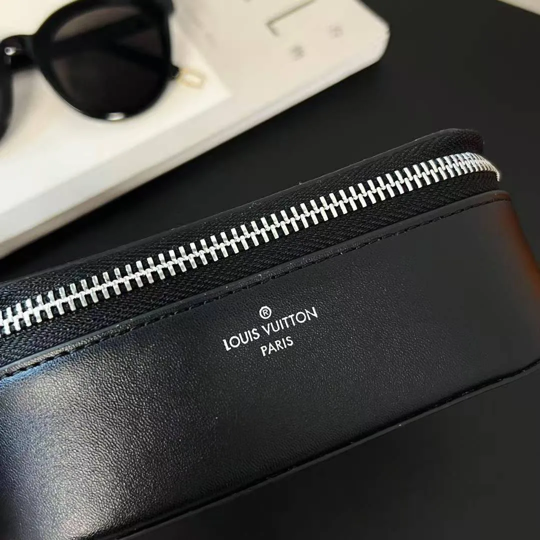 GI0654 Sunglasses Pouch GM Monogram Eclipse Coated Canvas