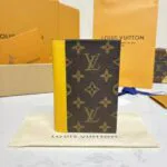 M12827 Passport Cover Monogram Macassar Coated Canvas - M12823 2 M12827 Passport Cover Monogram Macassar Coated Canvas