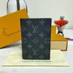 M64501 Passport Cover Monogram Eclipse Coated Canvas - M64502 2 M64501 Passport Cover Monogram Eclipse Coated Canvas