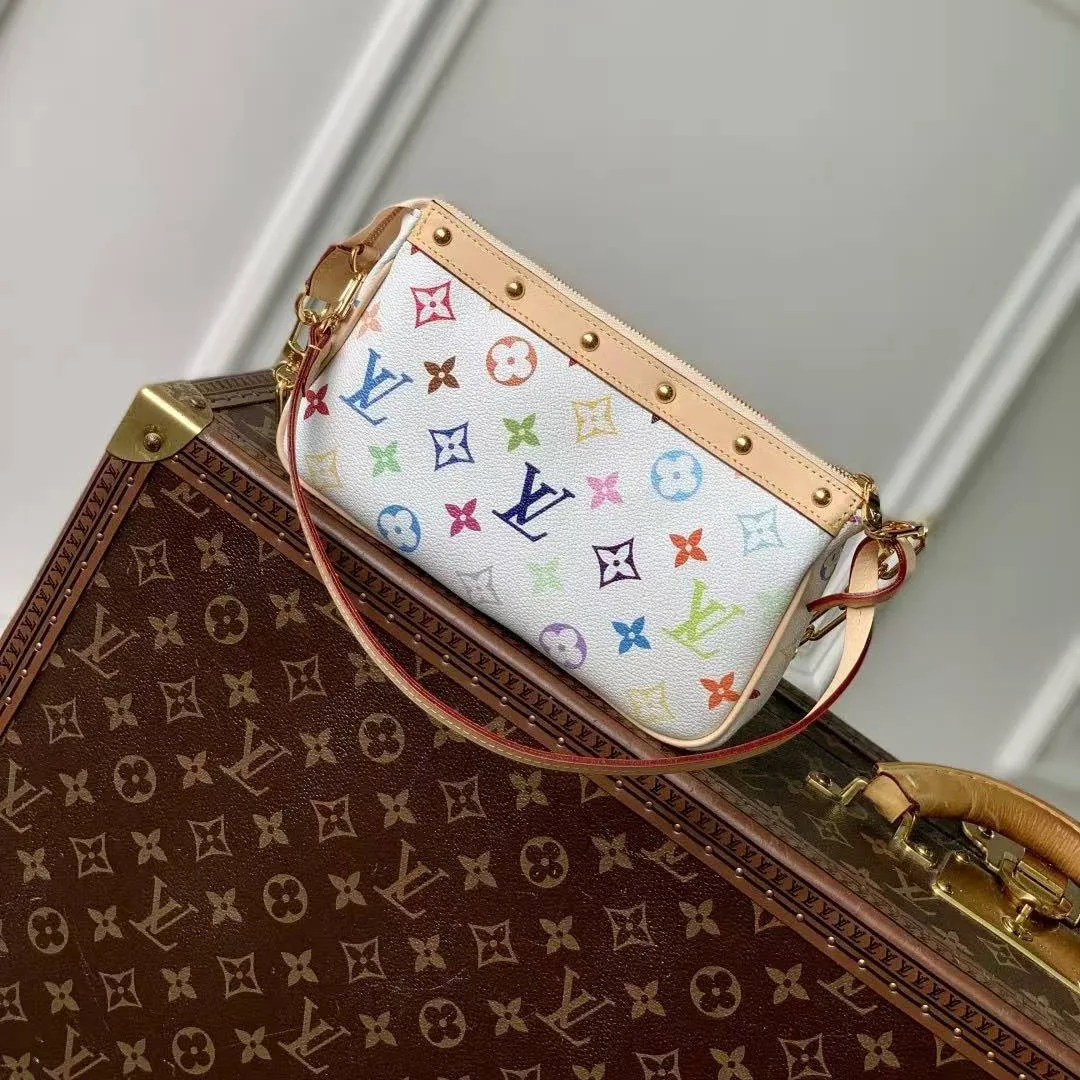 M13404 TM Pochette Accessoires Murakami Monogram Coated Canvas