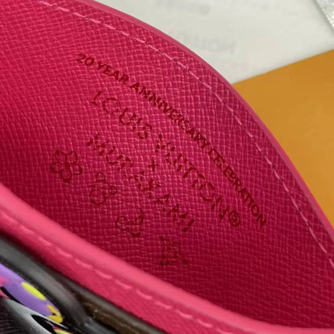 M13439 L.V x TM Card Holder Murakami Monogram Coated Canvas