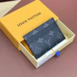M62170 Double Card Holder Monogram Eclipse Coated Canvas - M26804 1 M62170 Double Card Holder Monogram Eclipse Coated Canvas