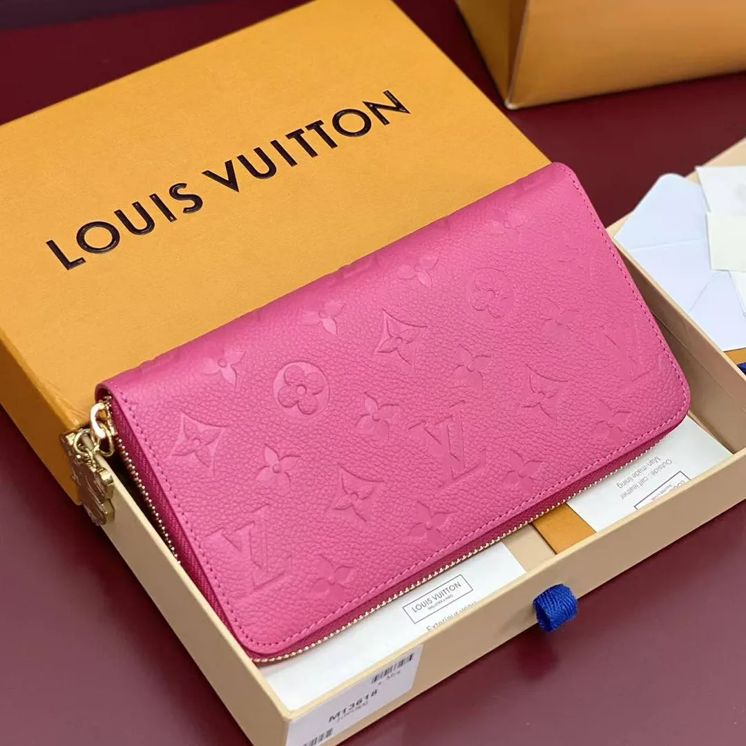 M13618 L.V x TM Zippy Wallet Murakami Monogram Empreinte Leather