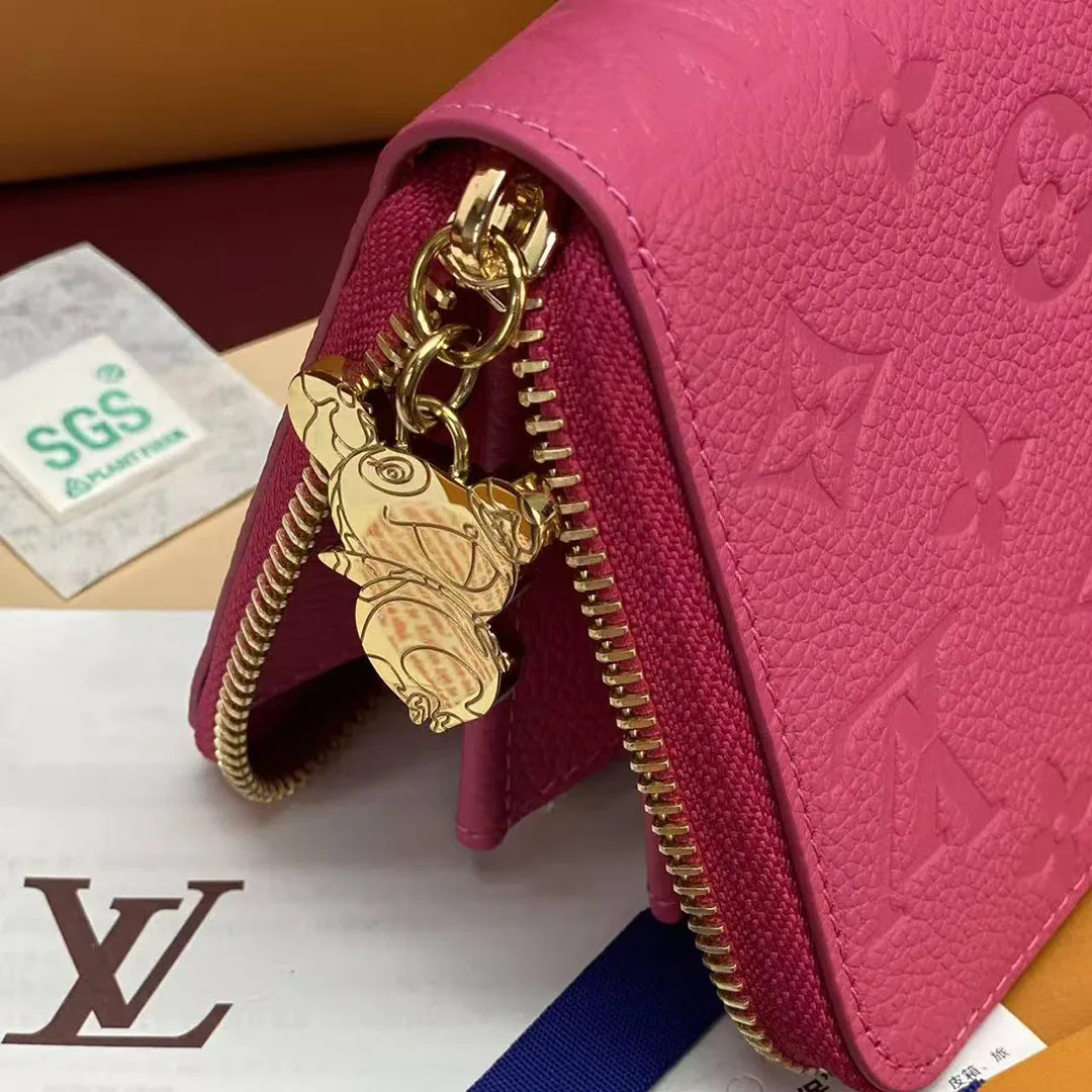 M13618 L.V x TM Zippy Wallet Murakami Monogram Empreinte Leather