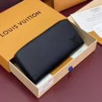 M80334 Zippy Wallet Horizontal L.V Aerogram Leather - M11721 1 M80334 Zippy Wallet Horizontal L.V Aerogram Leather