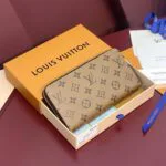 M82444 Zippy Wallet Monogram Reverse Coated Canvas - N00056 2 M82444 Zippy Wallet Monogram Reverse Coated Canvas