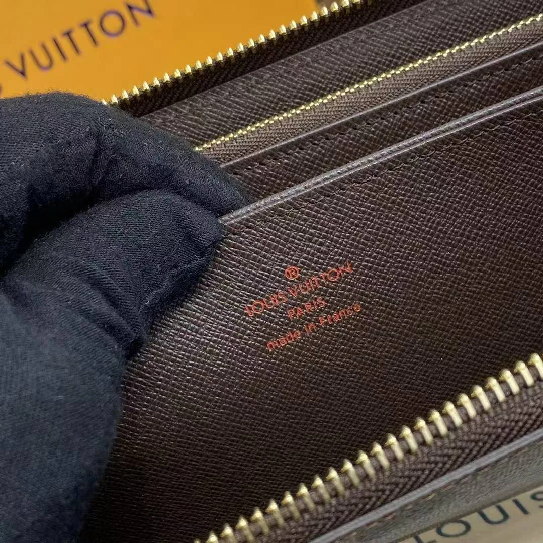 N41661 Zippy Wallet Damier Ebene Coated Canvas