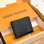M69829 Multiple Wallet L.V Aerogram Black Grained Calf Leather - M12635 2 M69829 Multiple Wallet L.V Aerogram Black Grained Calf Leather