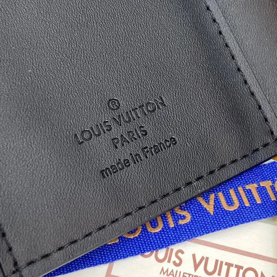 M12635 Victor Wallet Monogram Shadow Embossed Cowhide Leather
