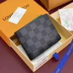 N40839 Slender Wallet Damier Graphite Coated Canvas - M80906 1 N40839 Slender Wallet Damier Graphite Coated Canvas