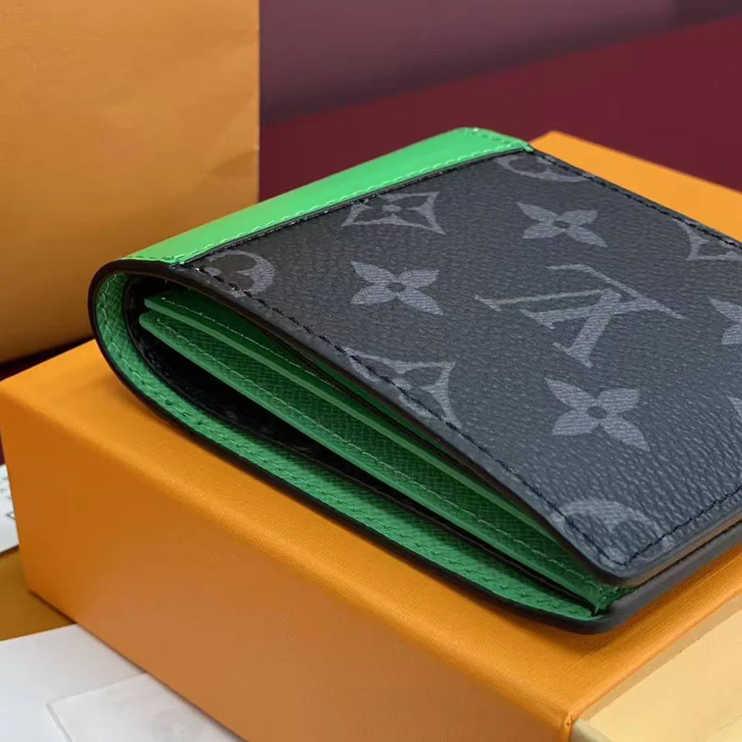 M25849 Slender Wallet Monogram Eclipse Coated Canvas