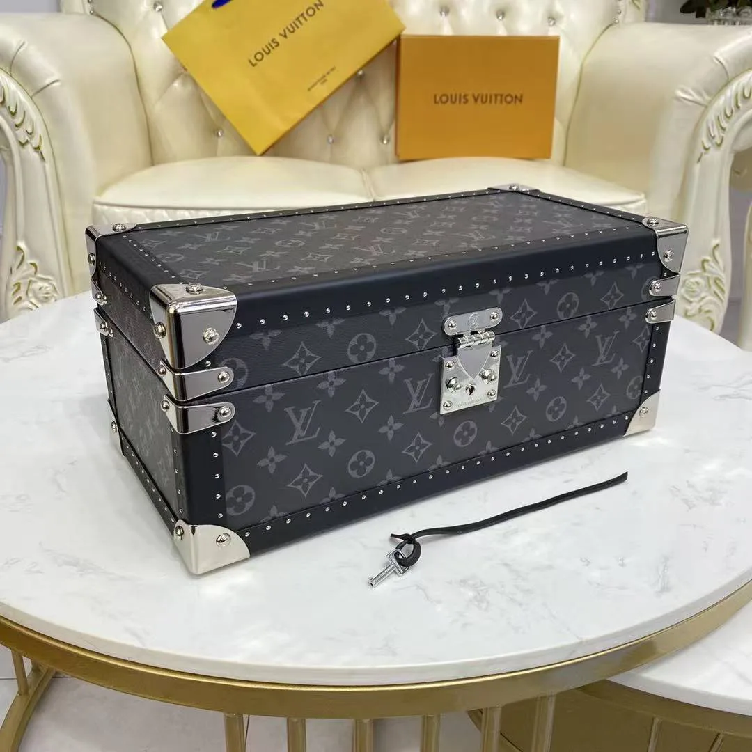 M44127 Coffret Accessoires Monogram Eclipse Coated Canvas