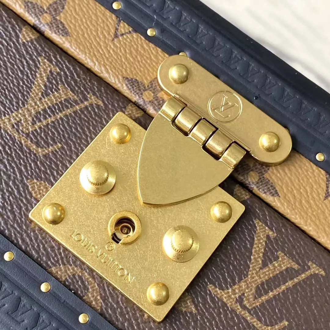 M11156 Coffret Joaillerie Monogram Reverse Monogram Coated Canvas