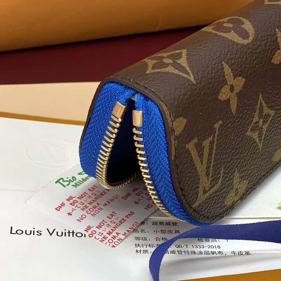 GI1191 Charlotte Pencil Pouch Monogram Coated Canvas