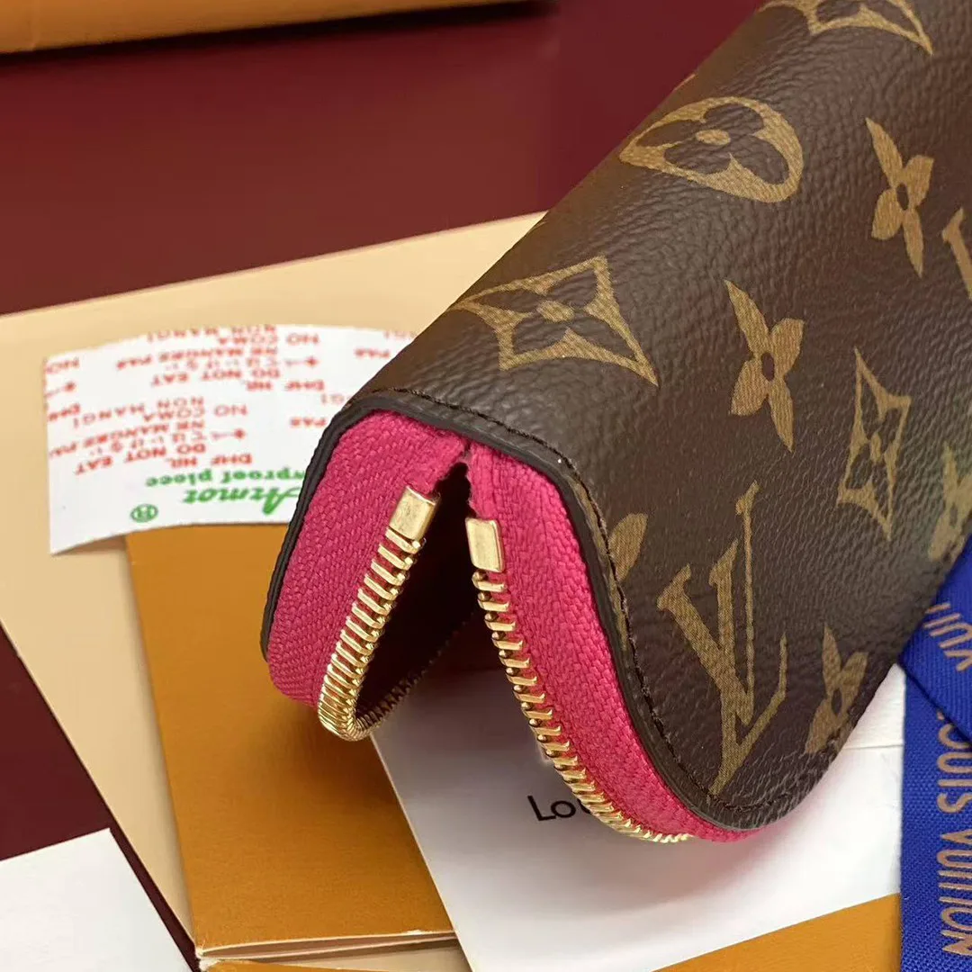 GI1194 Charlotte Pencil Pouch Monogram Coated Canvas