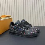 1AHEL2 L.V x TM L.V Trainer Sneaker Murakami Multicolored Monogram Grained Calf Leather - 1AHEKS 1 1AHEL2 L.V x TM L.V Trainer Sneaker Murakami Multicolored Monogram Grained Calf Leather