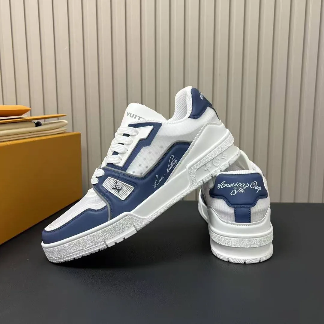 1AD6TL L.V Trainer Sneaker Mix of Technical Materials