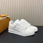 1A9G4Z L.V Trainer Sneaker Smooth Calf Leather - 1AHTFN 1 1A9G4Z L.V Trainer Sneaker Smooth Calf Leather